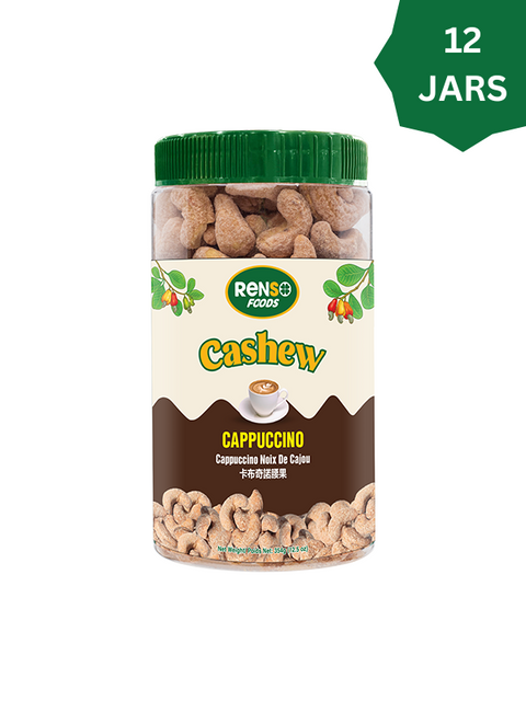 Renso Cappuccino Flavour Cashew 354g (Case of 12)