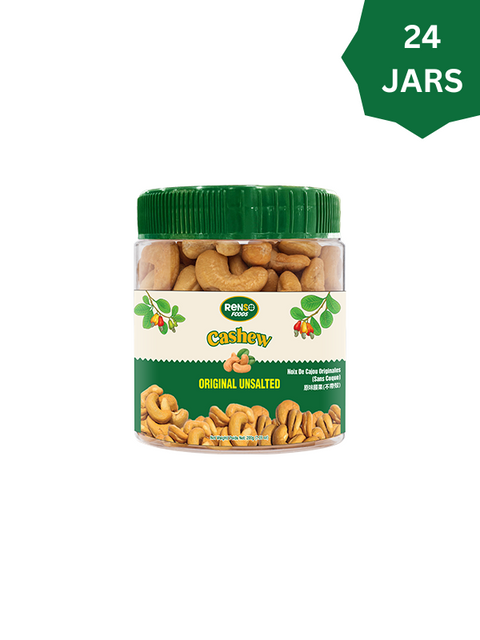 Renso Original Unsalted (Peeled) Cashew 200g (Case of 24)