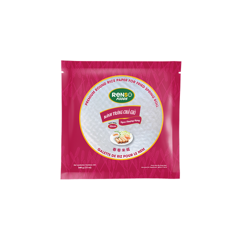 Renso Premium Round Rice Paper For Fried Spring Roll 340g