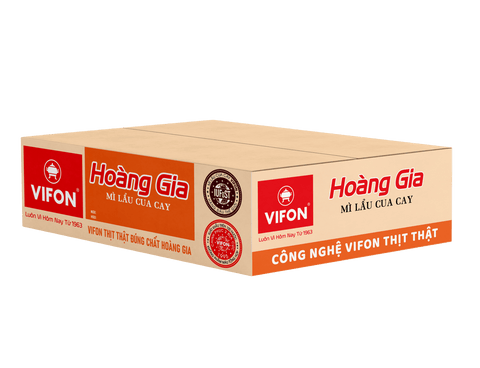 VIFON Hoang Gia Instant Noodles Spicy Crab Hotpot with Real Crab