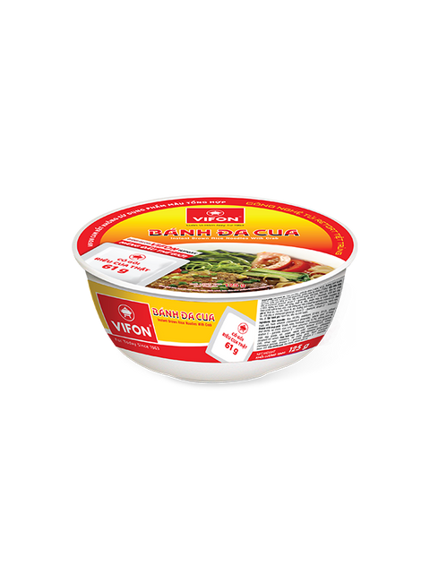 VIFON Instant Brown Rice Noodles with Crab 125g (Case of 12)