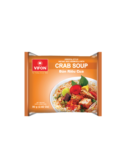 VIFON Oriental Style Instant Rice Vermicelli with Crab Soup 80g