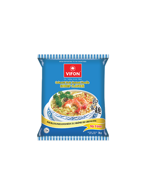 VIFON Oriental Style Instant Noodle Shrimp Flavor 70g