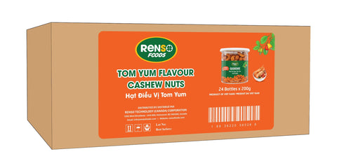 Renso Tom Yum Flavour Cashew 200g (Case of 24)