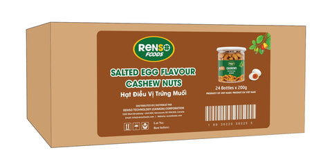 Renso Salt Egg Flavour Cashew 200g (Case of 24)