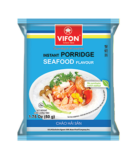 VIFON Instant Porridge Seafood Flavor 50g (Case of 50)