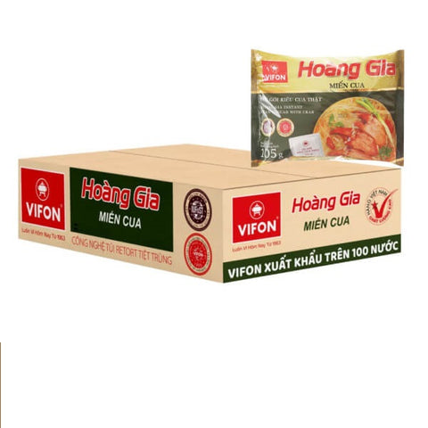 VIFON Hoang Gia Instant Bean Thread with Crab 105g (Case of 18)